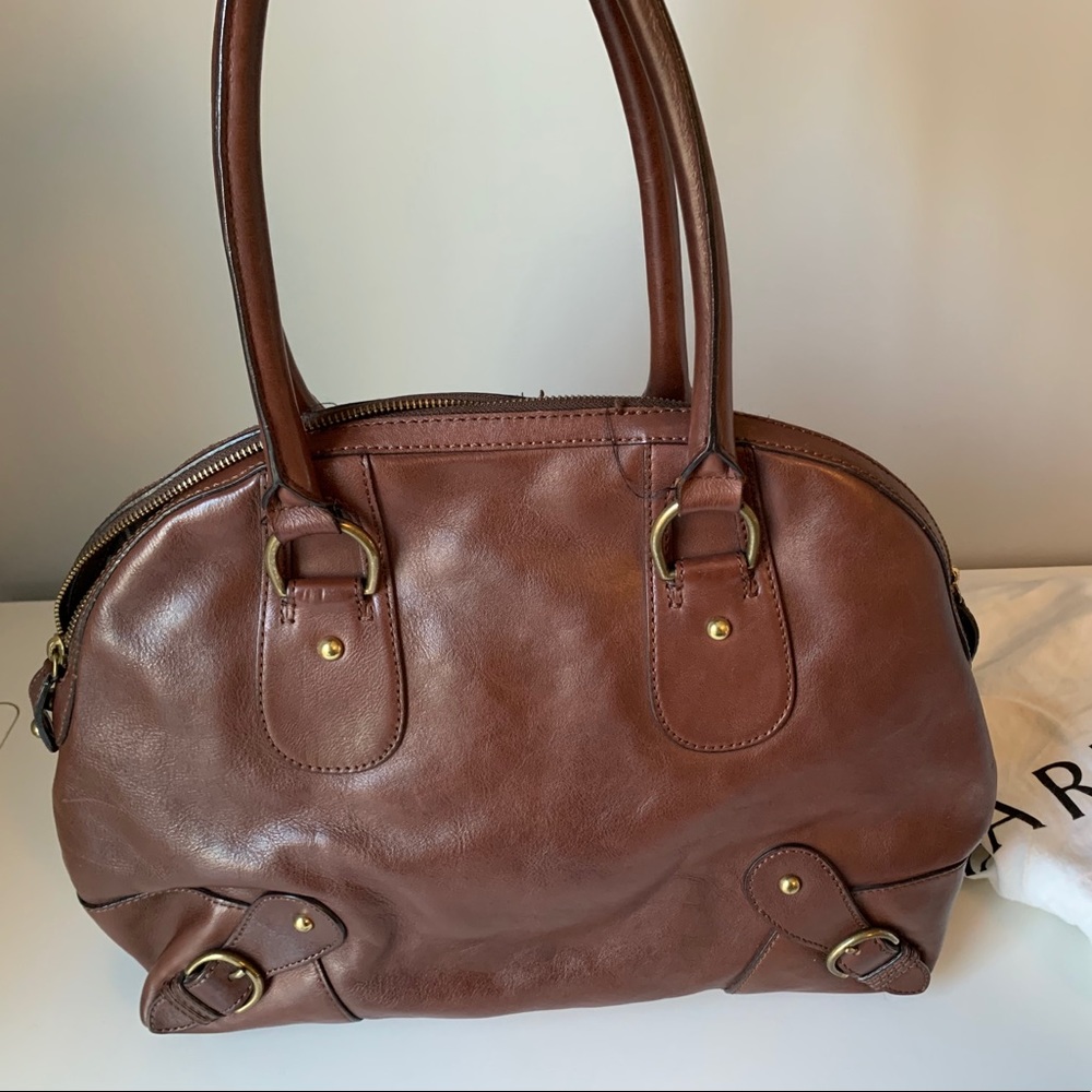 Vintage Banana Republic leather tote